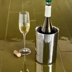 House Doctor Cocktailzubehör|Cocktailzubehör|Weinkühler, HDKett, Silber-Finish