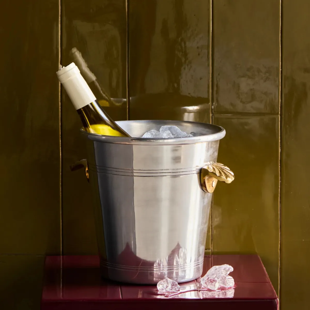 House Doctor Cocktailzubehör|Cocktailzubehör|Weinkühler, HDVind, Antiksilber-Finish