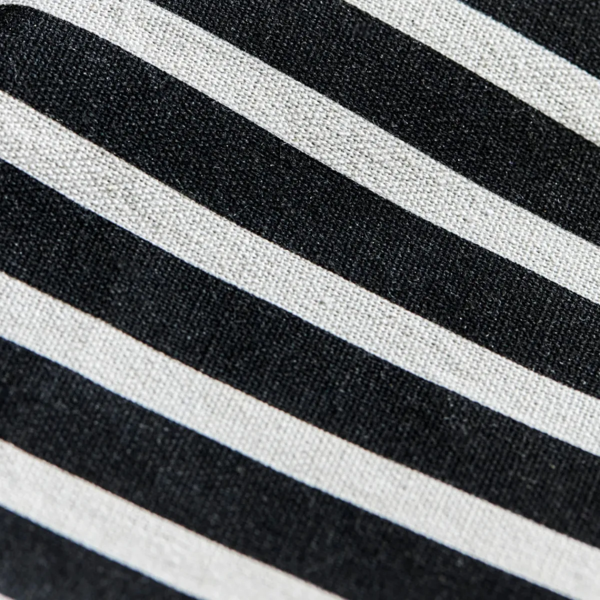 House Doctor Wäschekörbe|Wäschekörbe|Wäschesack, HDstripes, Schwarz/Weiß