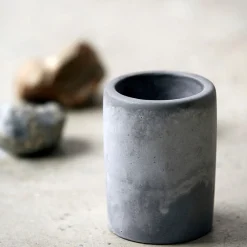 House Doctor Badezimmeraccessoires|Aufbewahrung Im Badezimmer|Zahnputzbecher, Cement